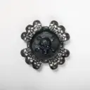 Гіпсова попільничка Черепи чорна