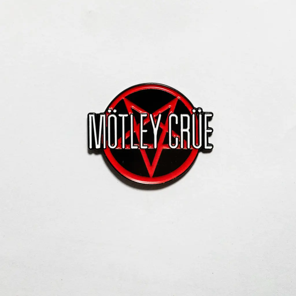 Пін Motley Crue пентаграма