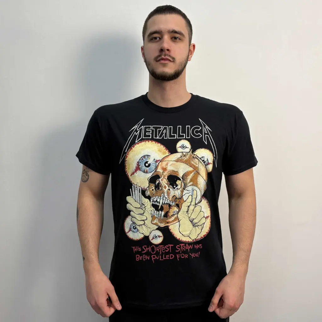 Футболка Metallica - The Shortest Straw чорна