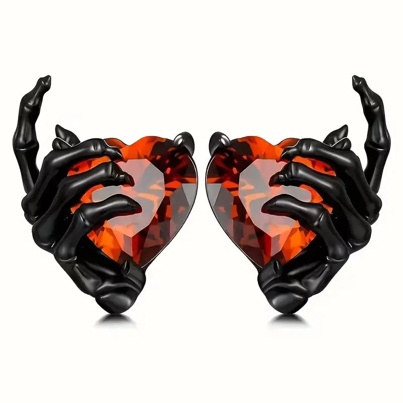 Сережки металеві Heart In Hands