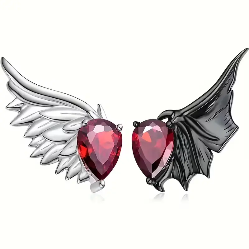 Сережки металеві Ангел та Демон - Angel And Devil