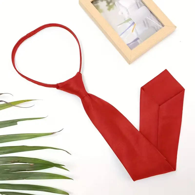 Краватка на затяжці (Ready-Tied) червона