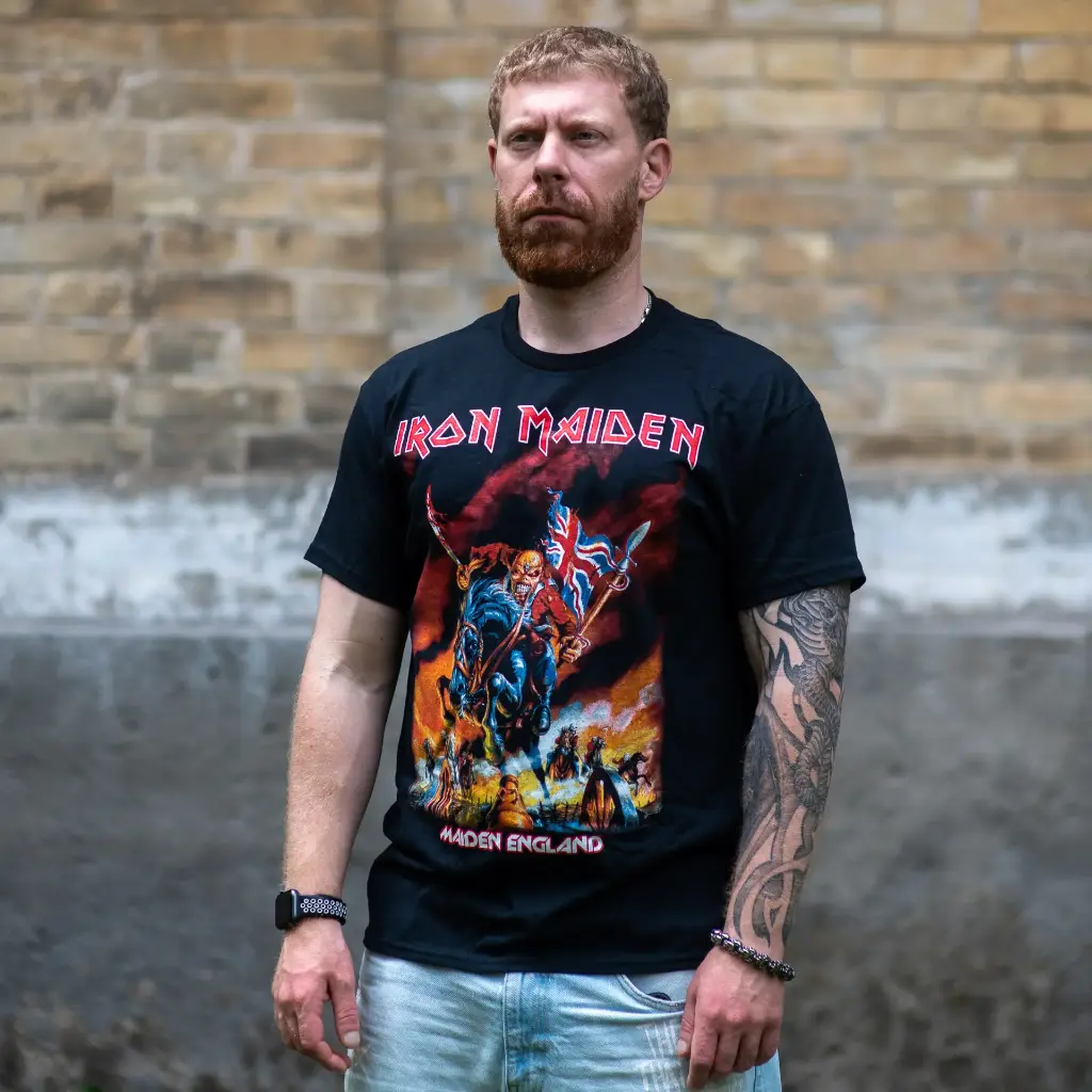 Футболка Iron Maiden - Maiden England чорна
