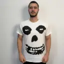 Футболка Misfits Skull біла