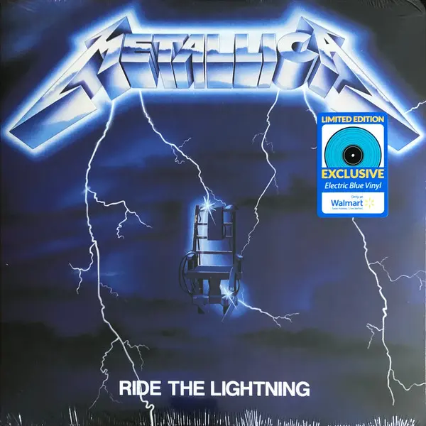 Вінілова платівка Metallica - Ride The Lightning Electric Blue