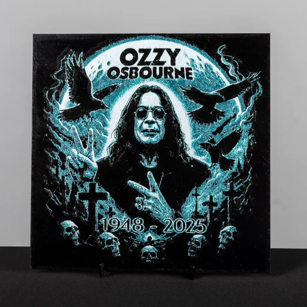 3D картина Оззі Осборн - Ozzy Osbourne Ravens з підставкою