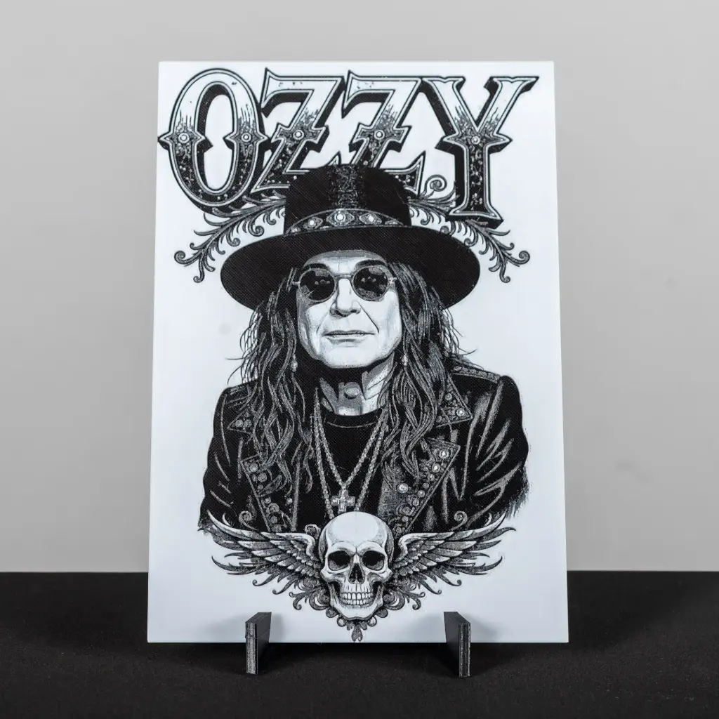 3D картина Оззі Осборн - Ozzy Osbourne Skull з підставкою