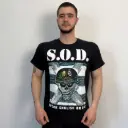 Футболка S.O.D. - Speak English Or Die чорна