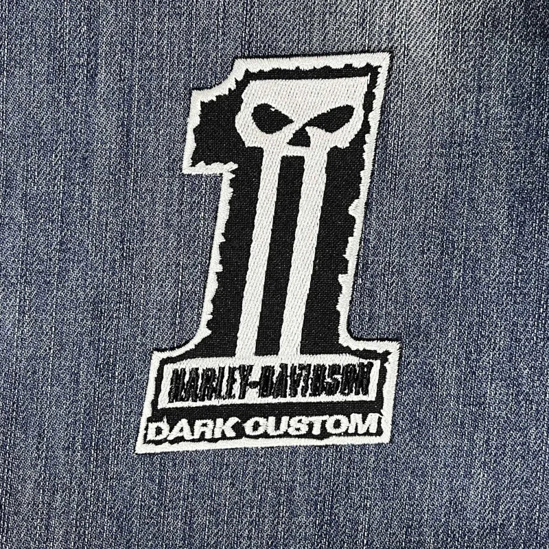 Нашивка Harley Davidson Dark Custom вишита 
