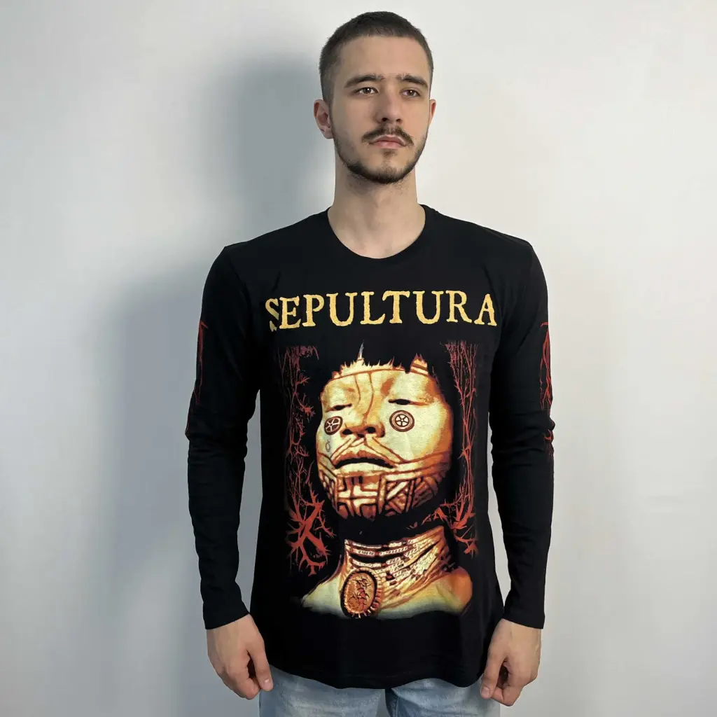Лонгслів Sepultura - Roots чорний