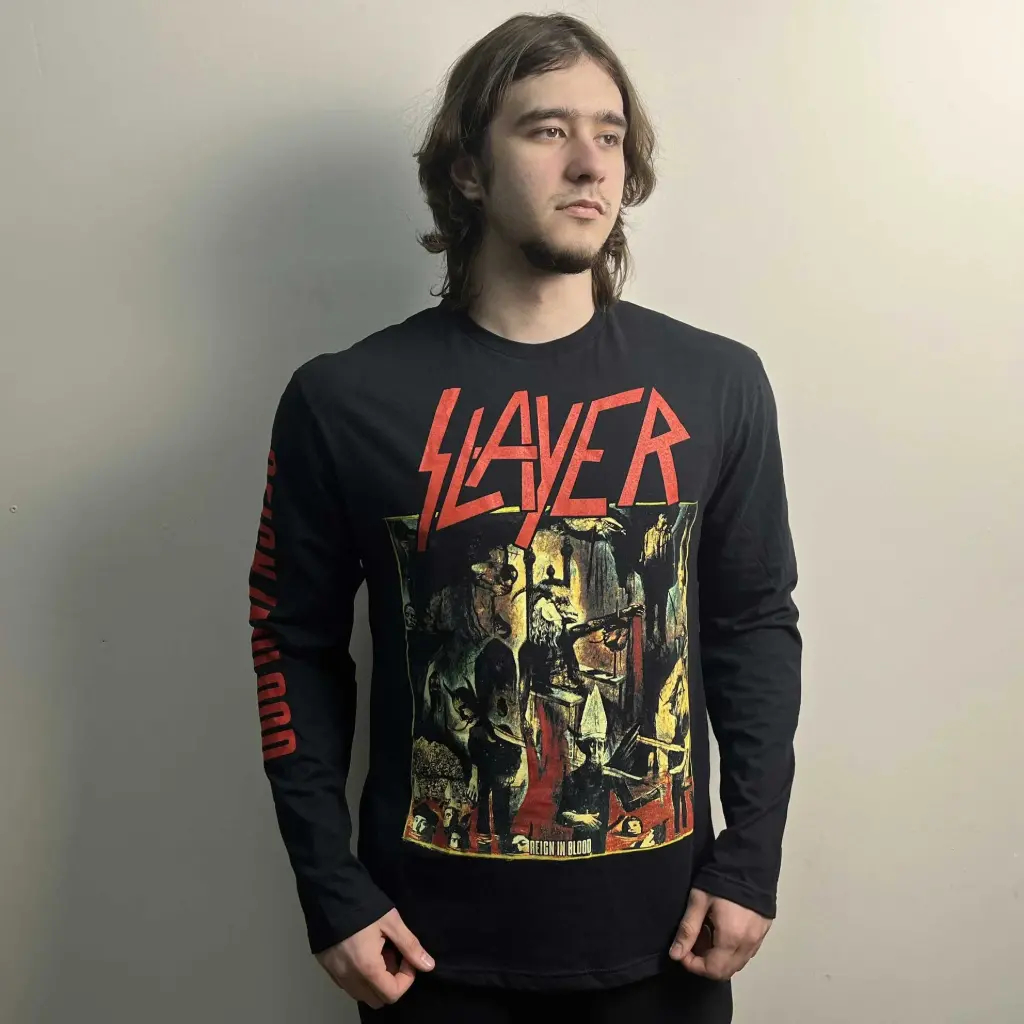 Лонгслів Slayer - Reign In Blood чорний