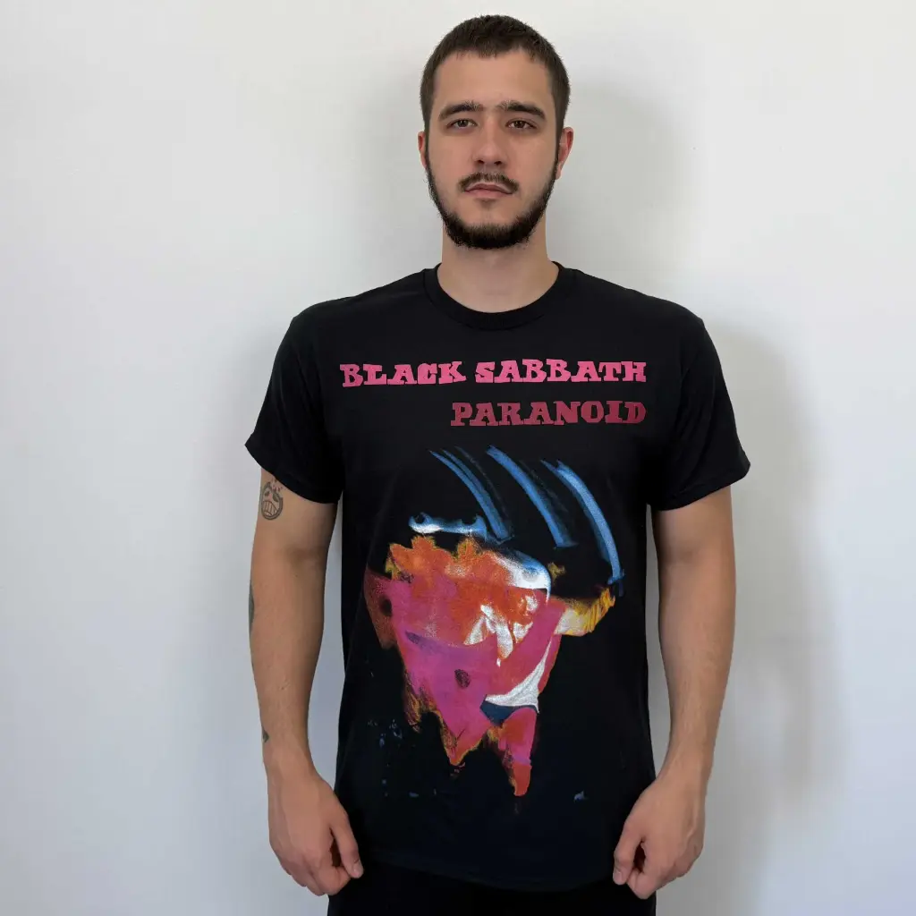 Футболка Black Sabbath - Paranoid чорна