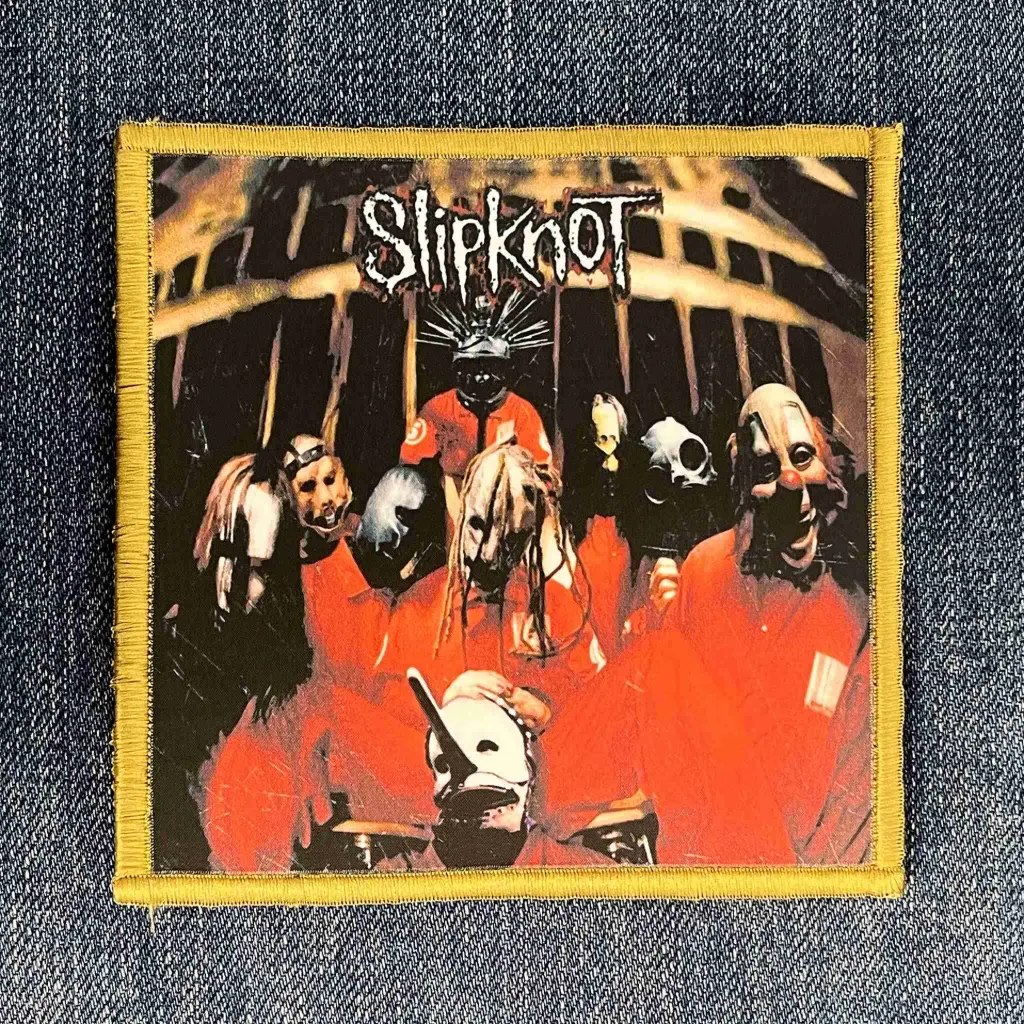Нашивка Slipknot - Slipknot друкована бронзова кайма 