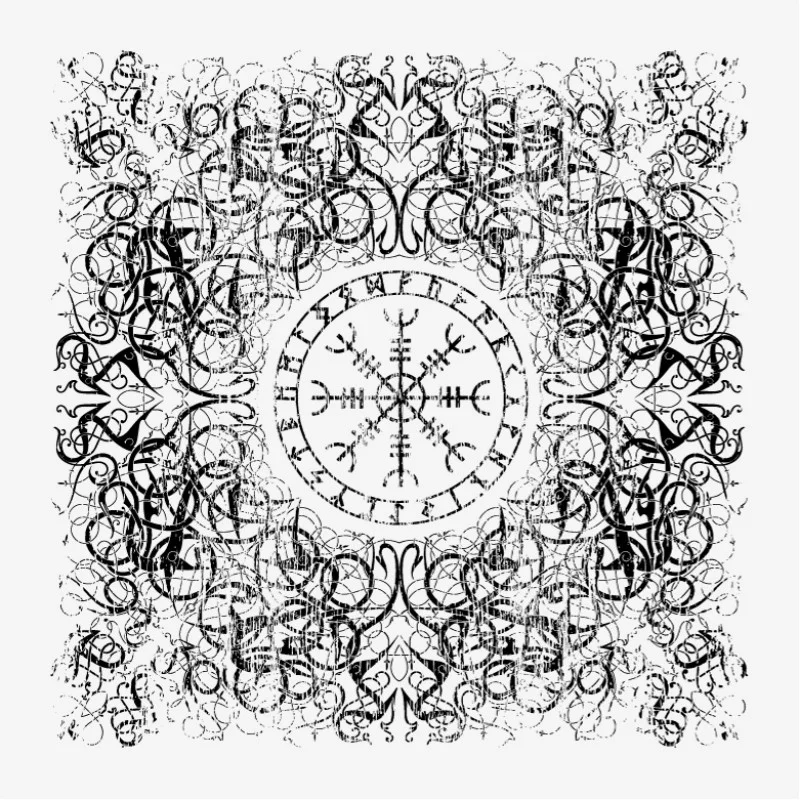 Бандана Коловорот Північ біла