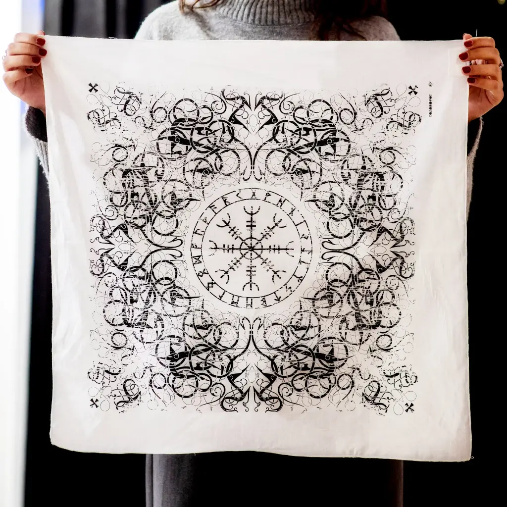 Бандана Коловорот Північ біла