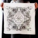 Бандана Коловорот Північ біла