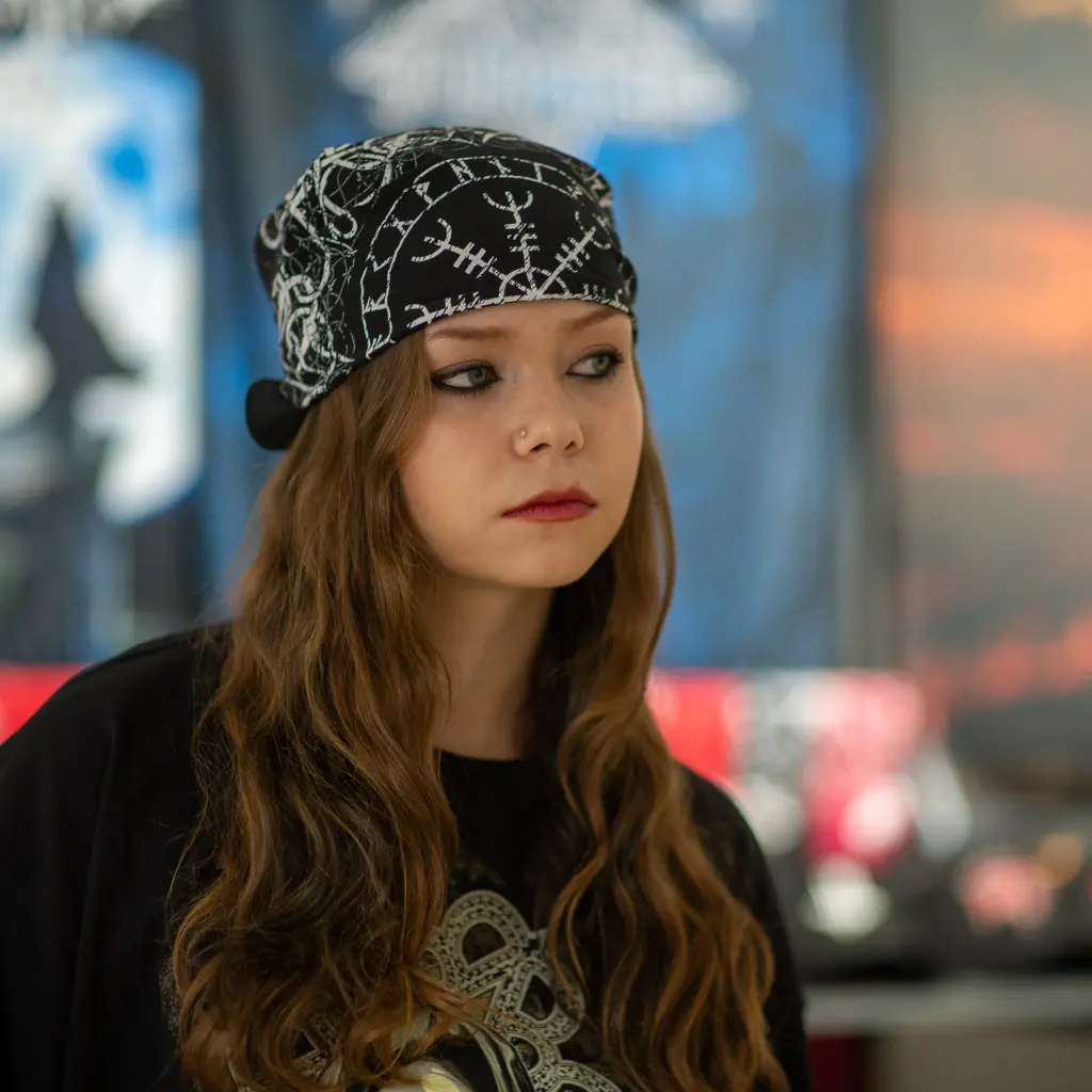 Бандана Коловорот Північ чорна