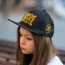 Бейсболка Napalm Death Logo (снепбек) чорна