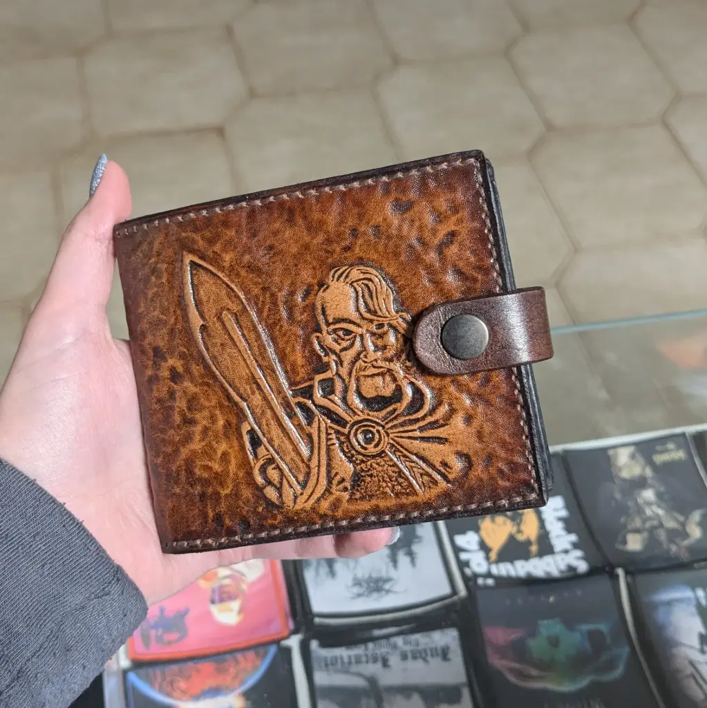 Гаманець з натуральної шкіри Князь Святослав