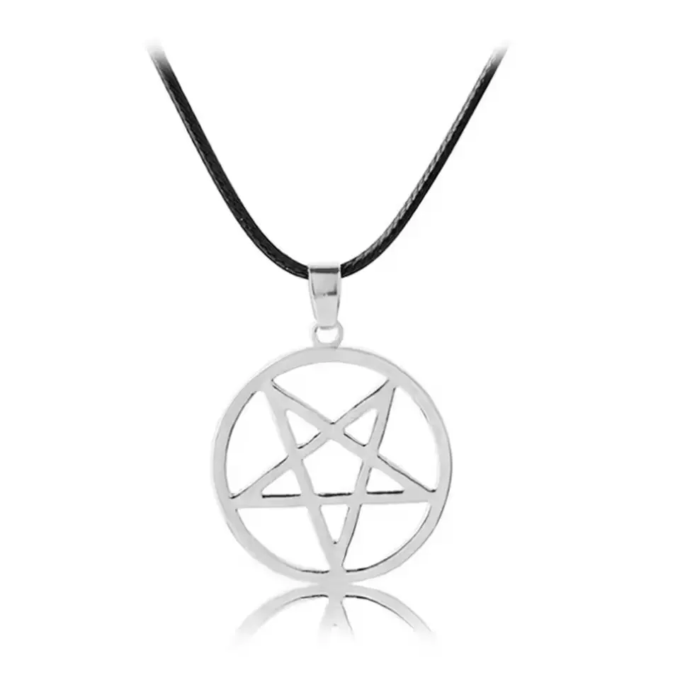 Кулон на мотузці Перевернута Пентаграма - Inverted Pentagram