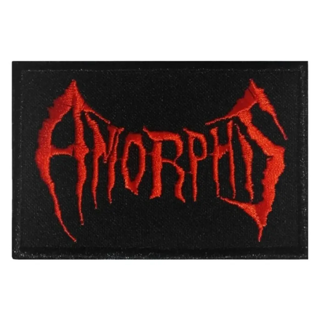 Нашивка Amorphis Old Logo Red вишита