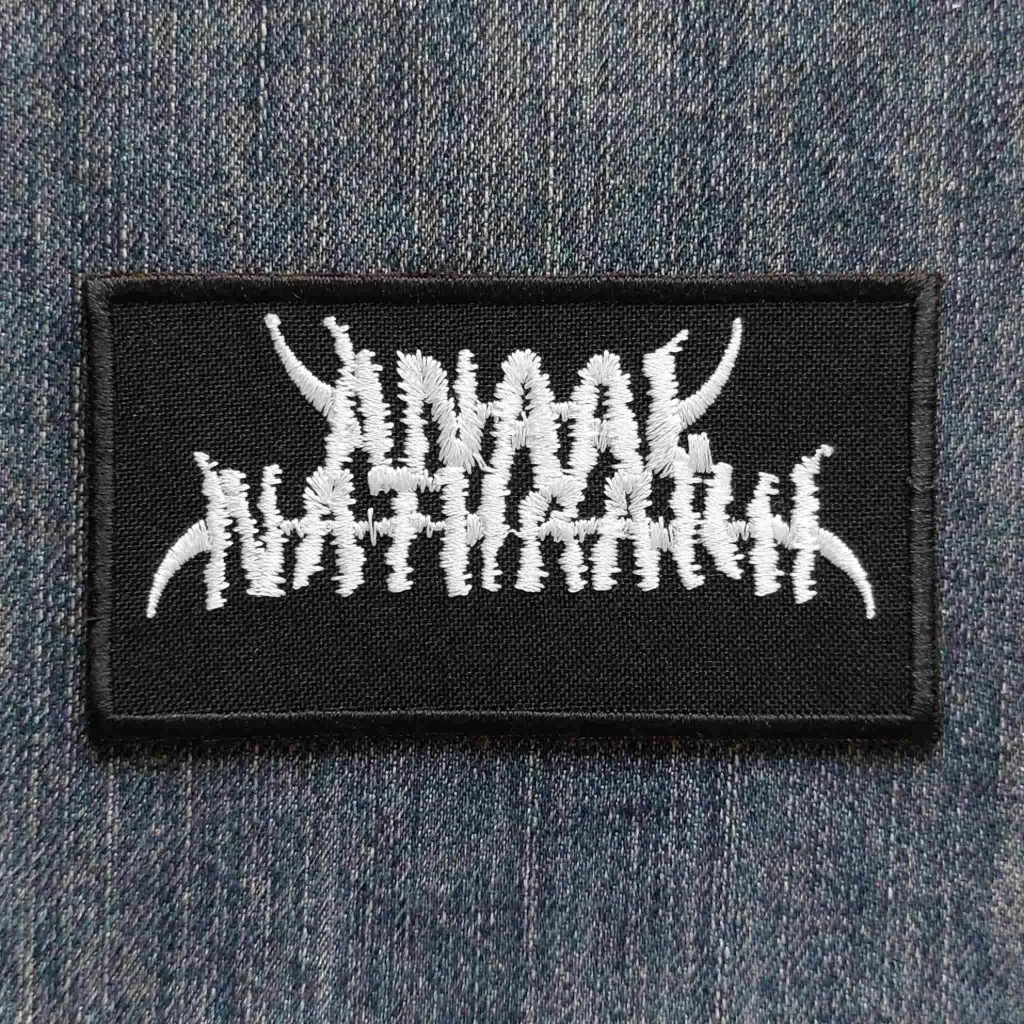 Нашивка Anaal Nathrakh White Logo вишита