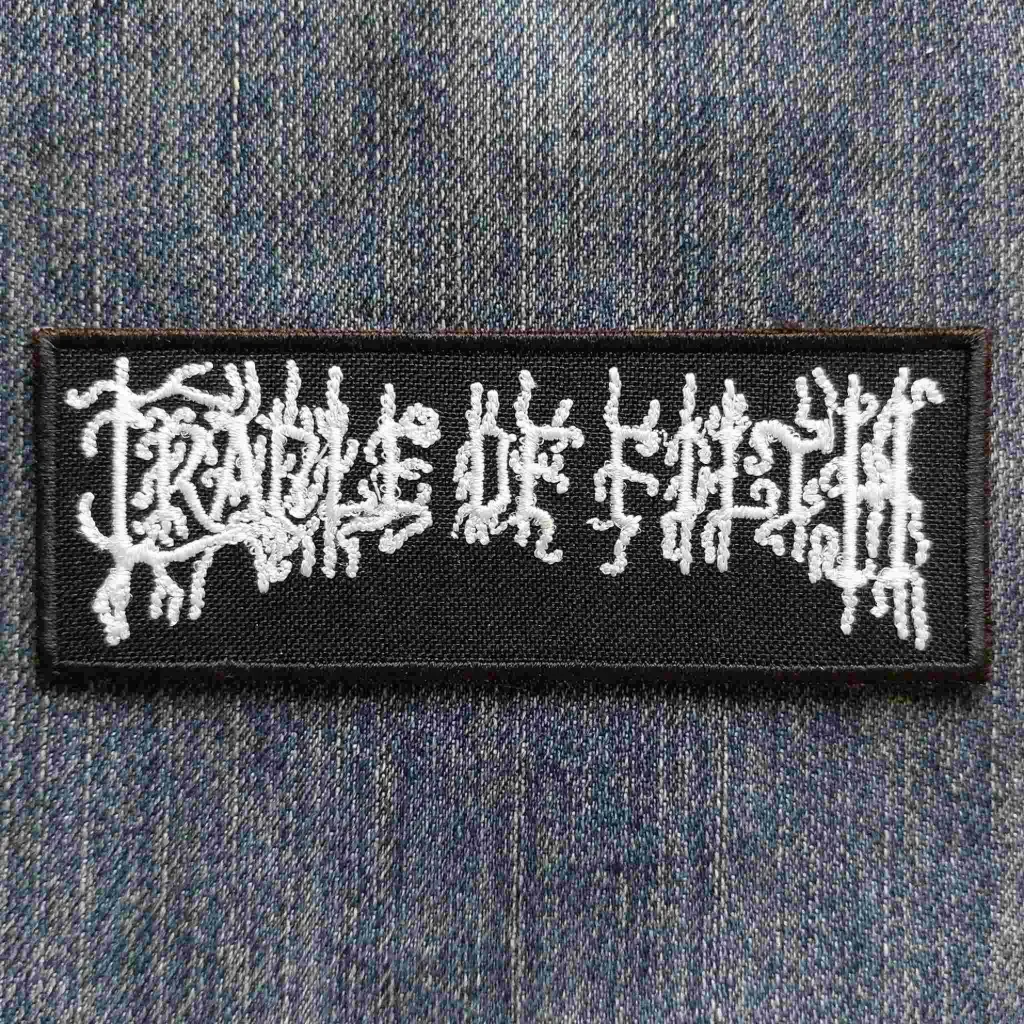 Нашивка Cradle Of Filth White Logo вишита