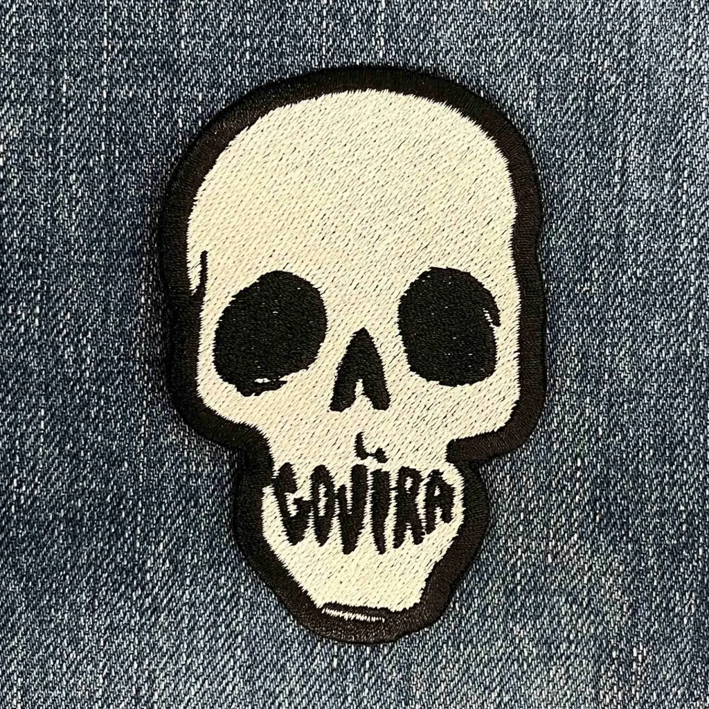 Нашивка Gojira Skull вишита фігурна