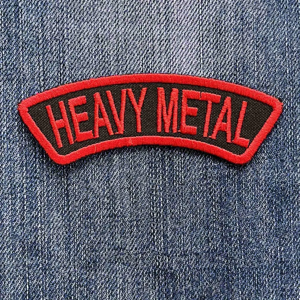 Нашивка Heavy Metal Red 2 вишита арка