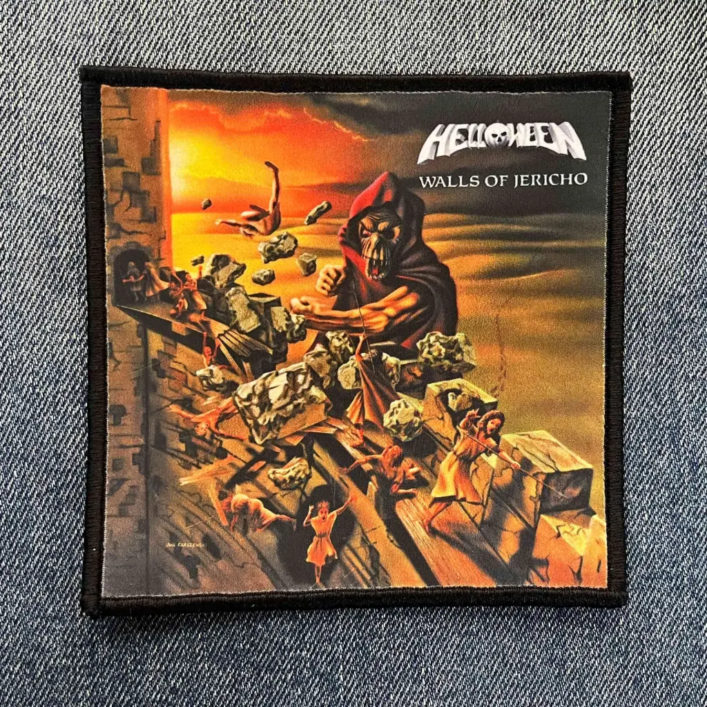 Нашивка Helloween - Walls Of Jericho друкована