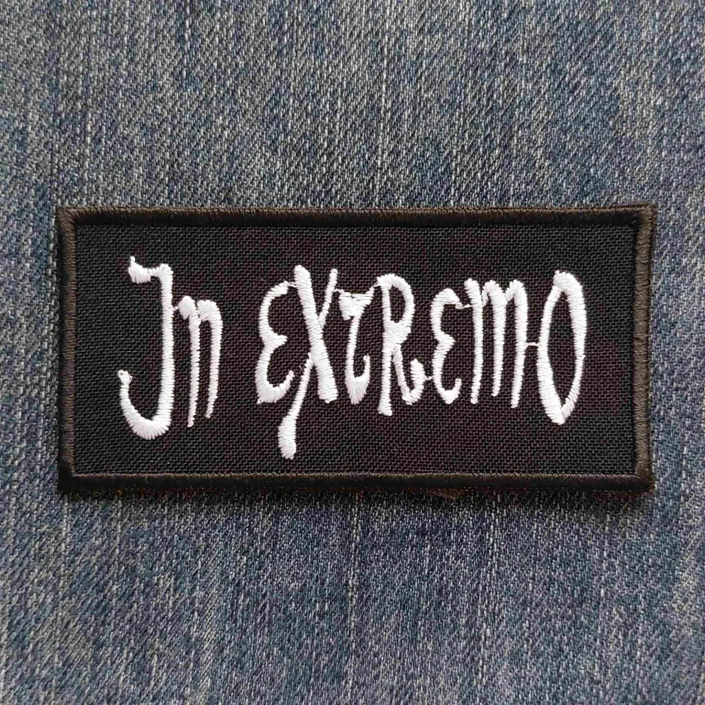 Нашивка In Extremo White Logo вишита