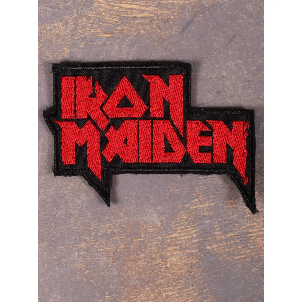 Нашивка Iron Maiden Logo вишита фігурна