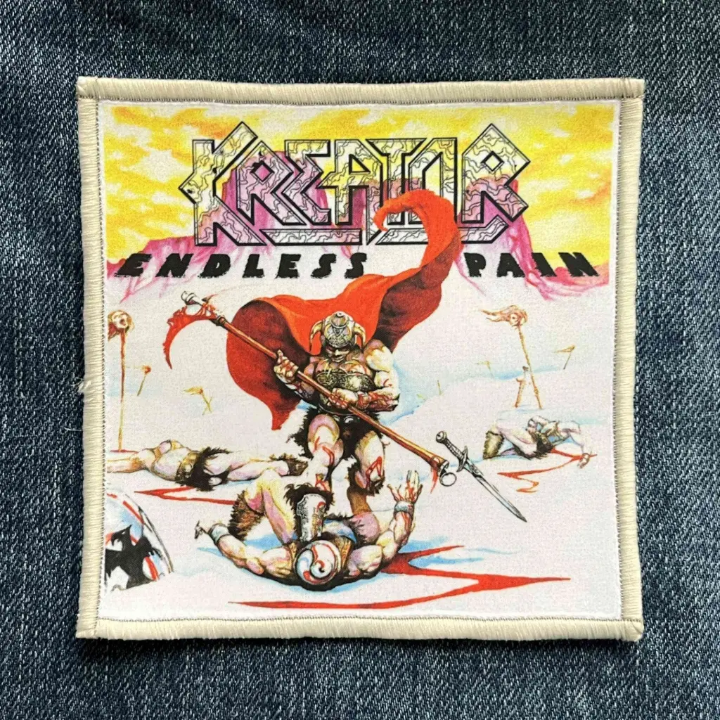Нашивка Kreator - Endless Pain друкована біла кайма