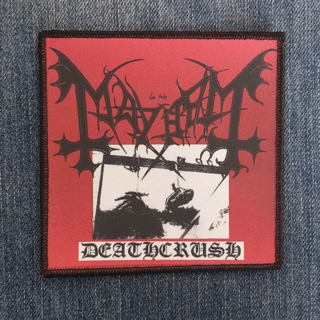 Нашивка Mayhem - Deathcrush друкована
