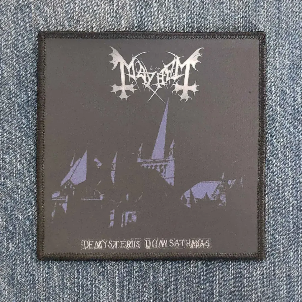 Нашивка Mayhem - De Mysteriis Dom Sathanas друкована