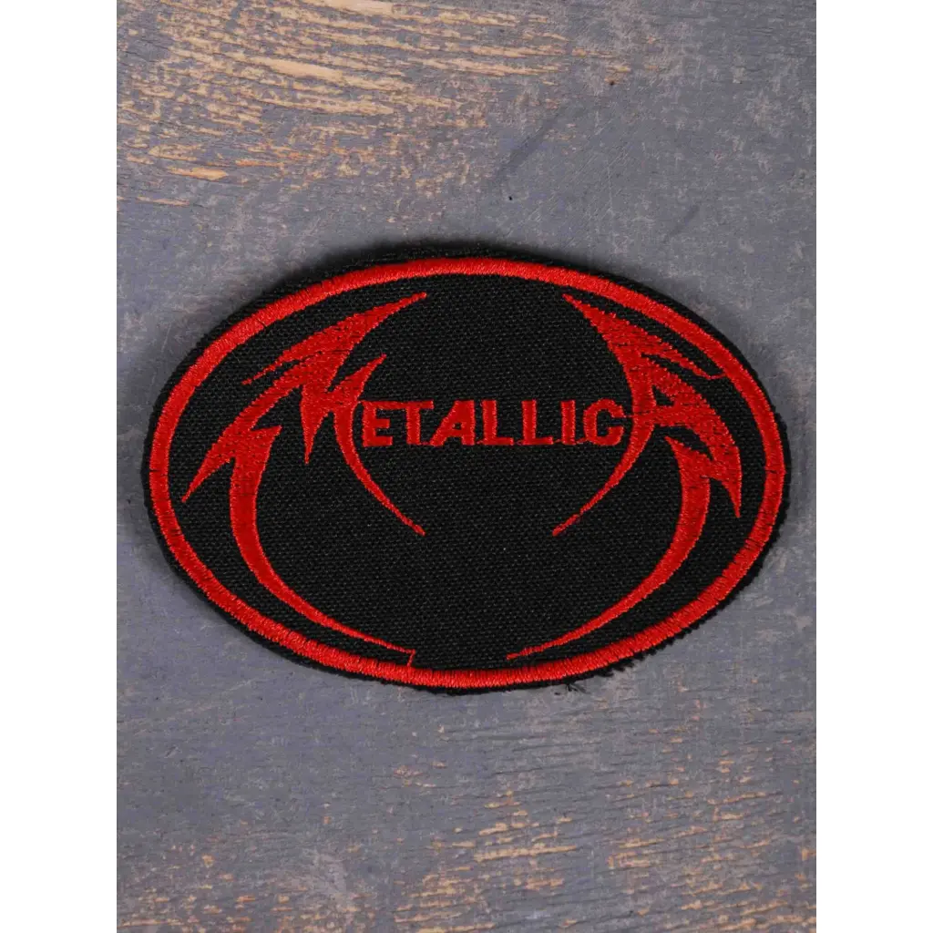 Нашивка Metallica вишита овал