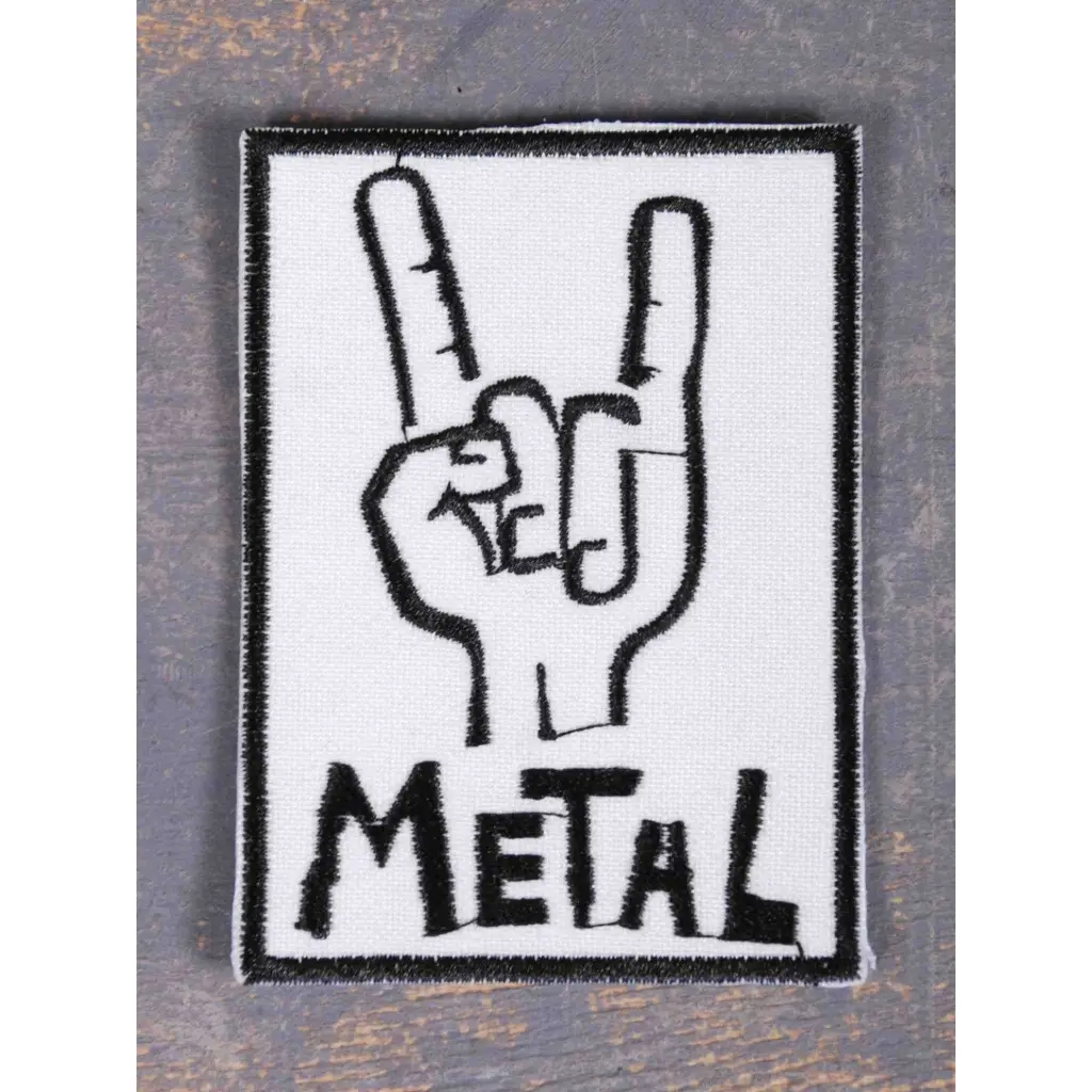 Нашивка Metal вишита
