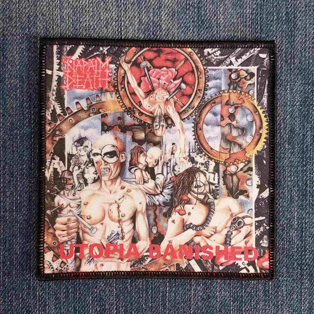Нашивка Napalm Death - Utopia Banished друкована