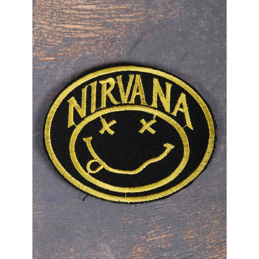 Нашивка Nirvana Smile вишита