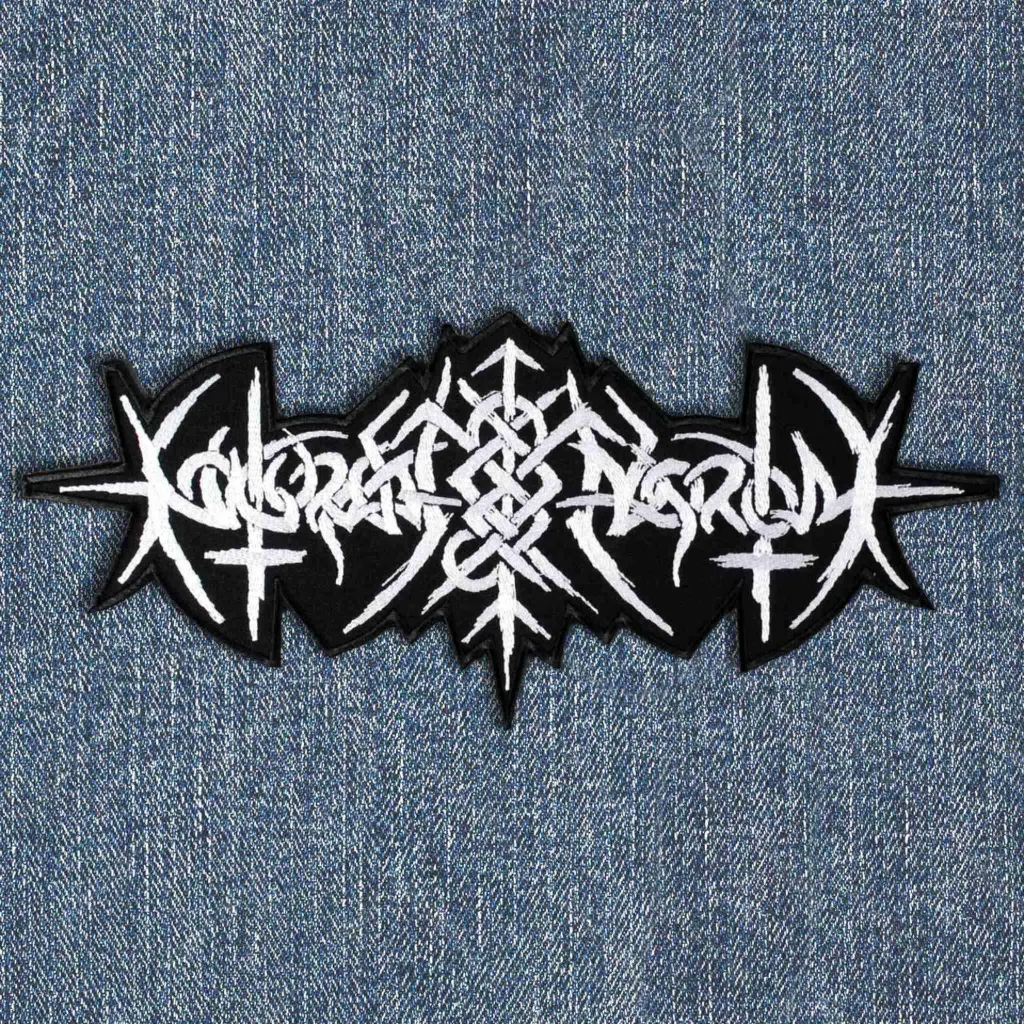Нашивка Nokturnal Mortum - Logo 2021 Molfa вирізана на спину