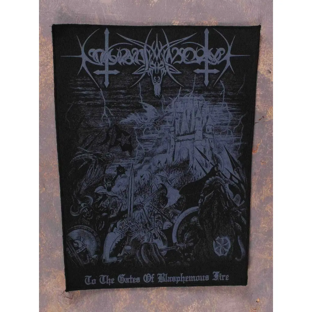 Нашивка Nokturnal Mortum - To The Gates Of Blasphemous Fire на спину