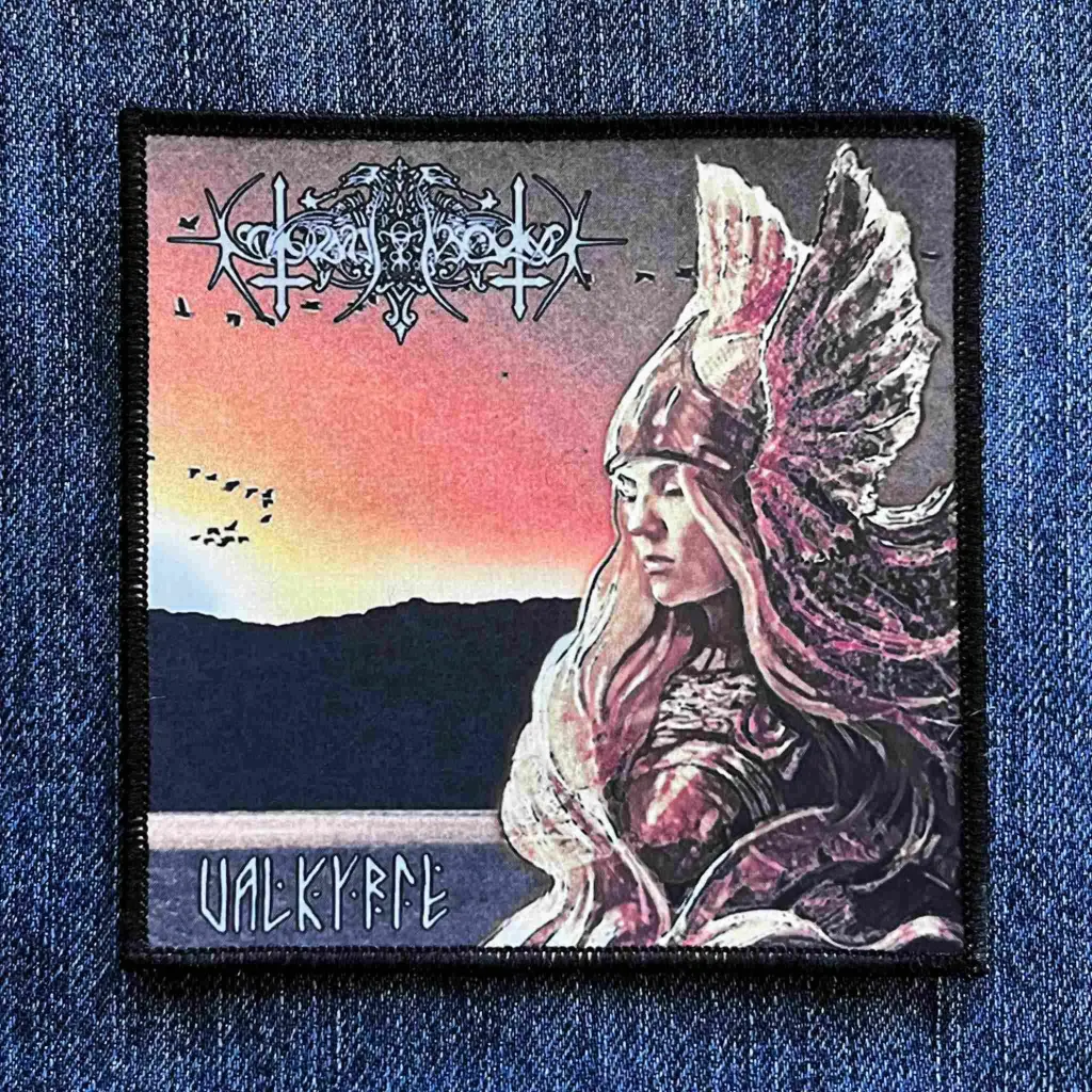 Нашивка Nokturnal Mortum - Валькірія (Valkyrja) друкована