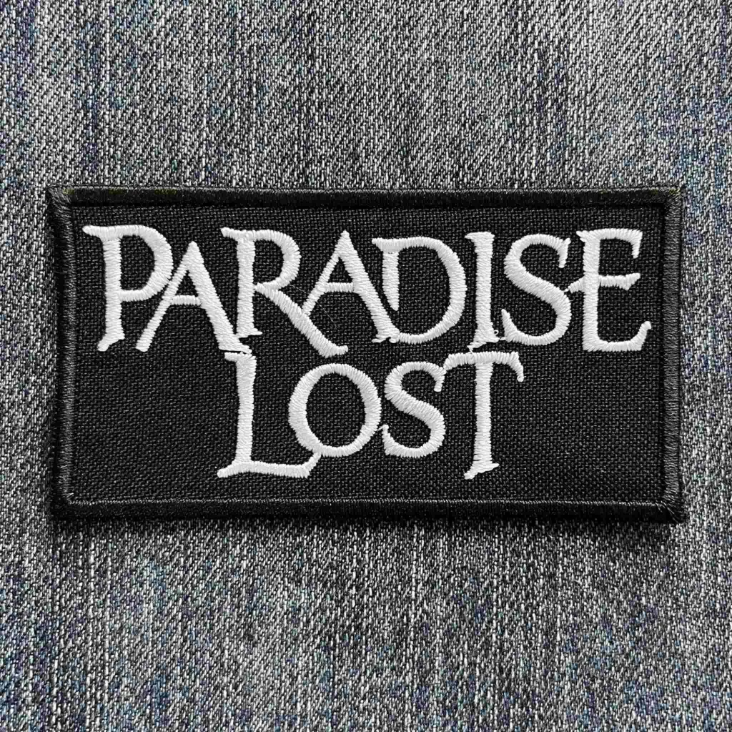 Нашивка Paradise Lost White Logo вишита