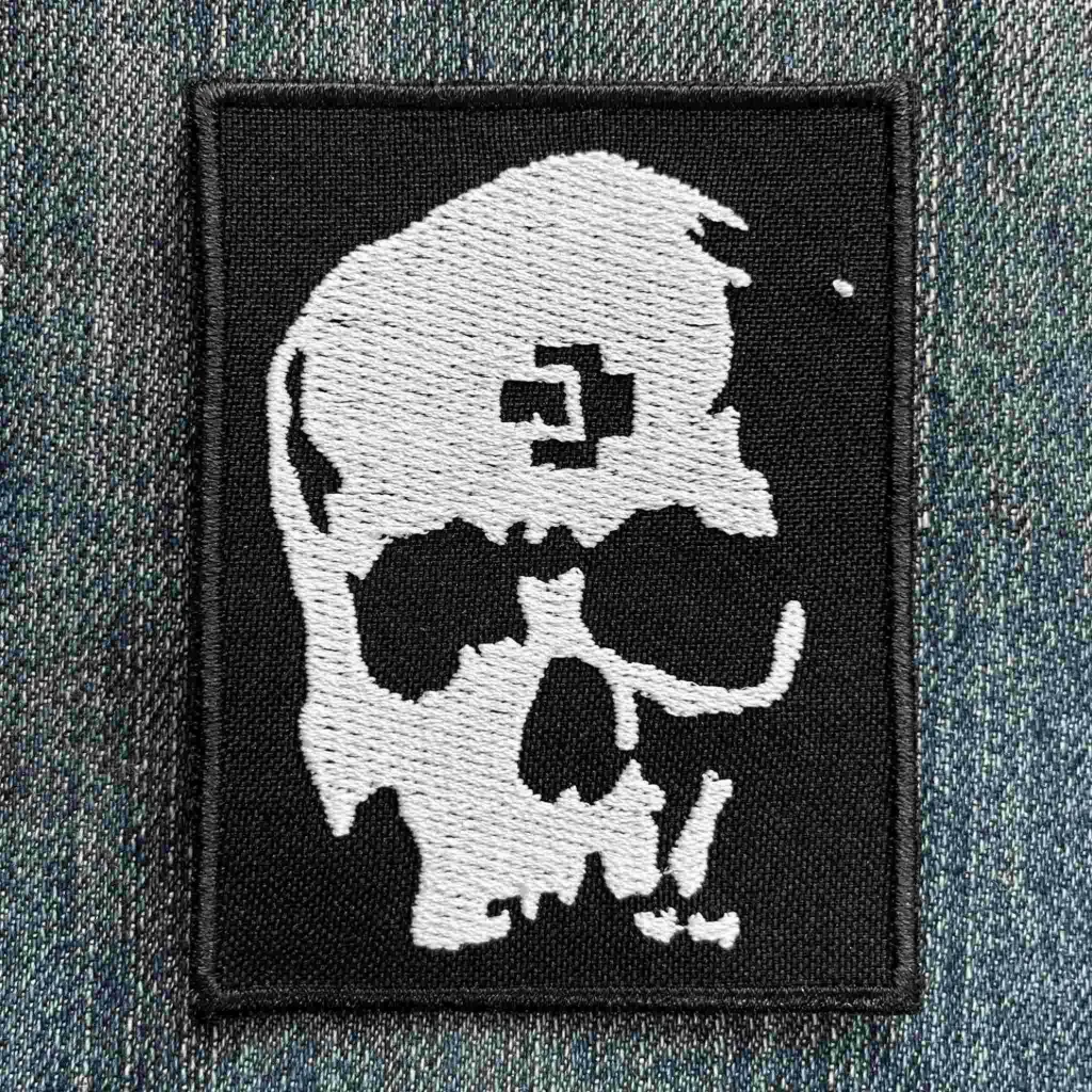 Нашивка Rammstein Skull вишита