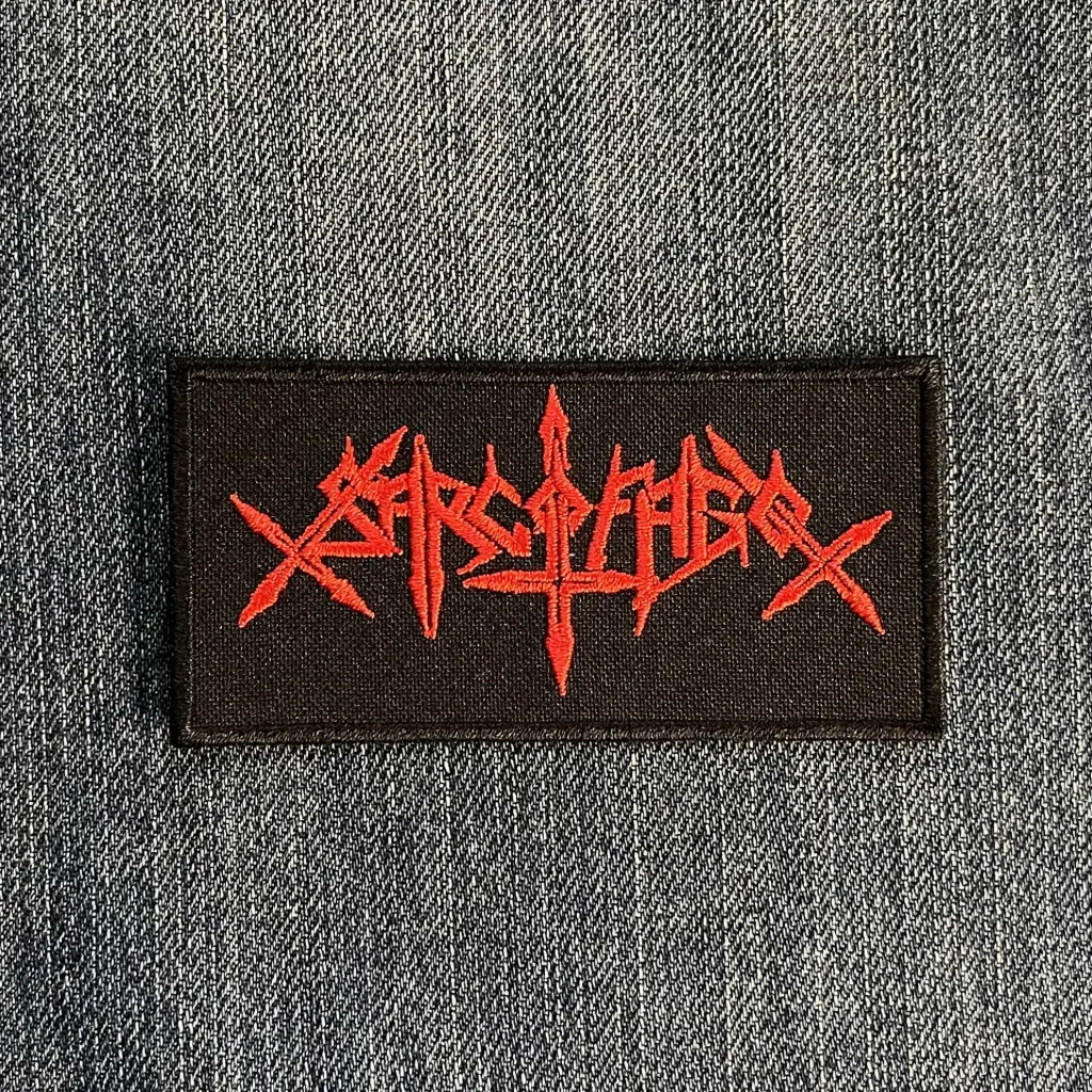 Нашивка Sarcofago Red Logo вишита