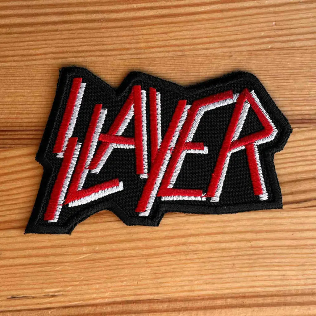Нашивка Slayer вишита вирізана