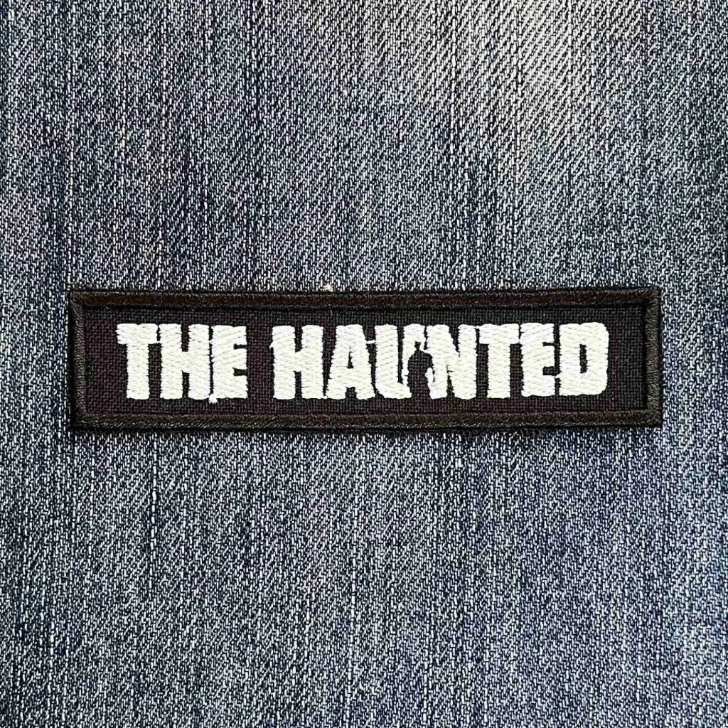 Нашивка The Haunted White Logo вишита