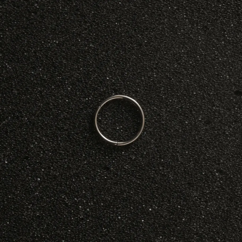 Пірсинг кільце клікер Titanium 18 G