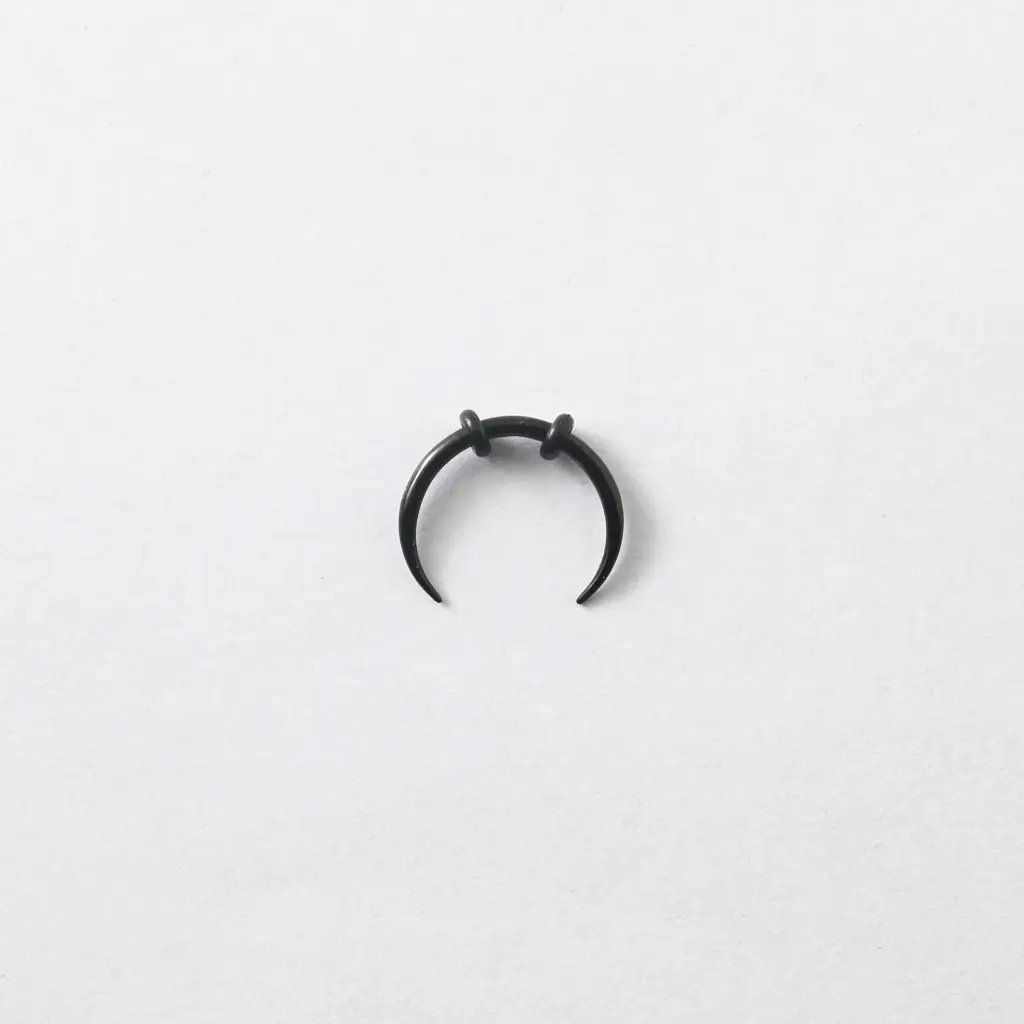 Пірсинг септум 16 G чорний