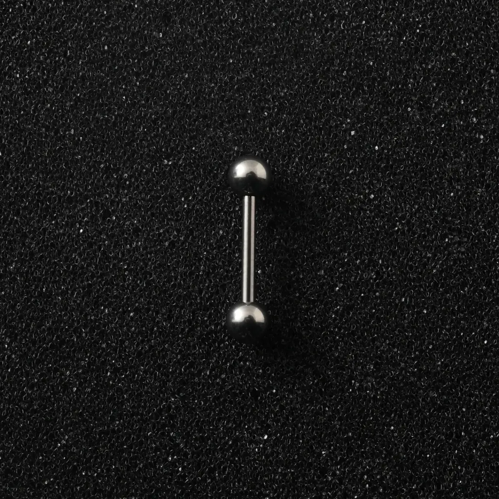 Пірсинг титановий штанга 14 G для язика